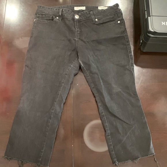 Black Guess Medium Rise Skinny Sarah Fit (34) Jeans - Picture 1 of 3